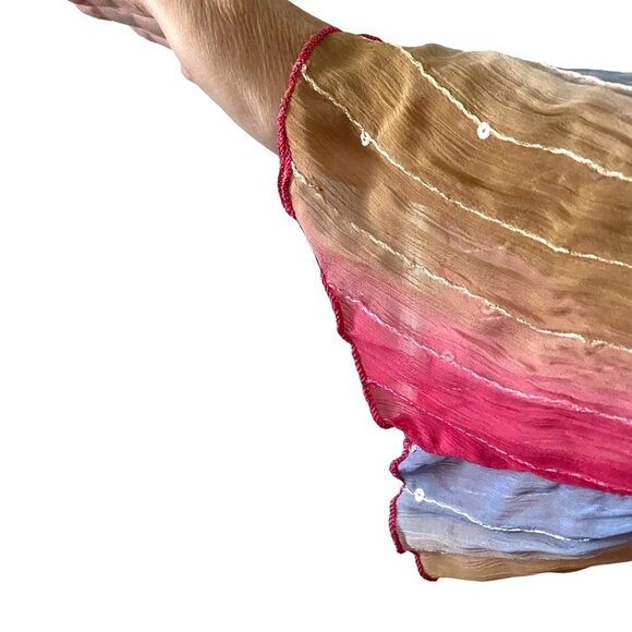 Bam Bu Women's Striped Button Up Top Size 48 XL to 2XL NEW NWT - Picture 7 of 10